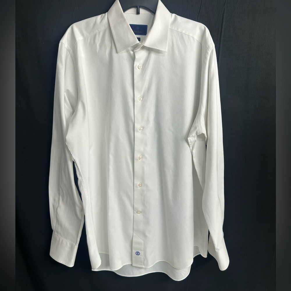 Davis DonoheveClassic White Men's Shirt size XLpre owned Exellent condition